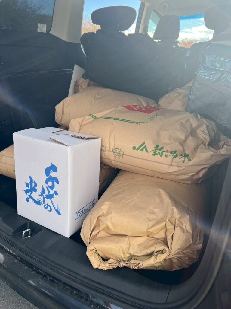 オデッセイにお米260kg積んだ